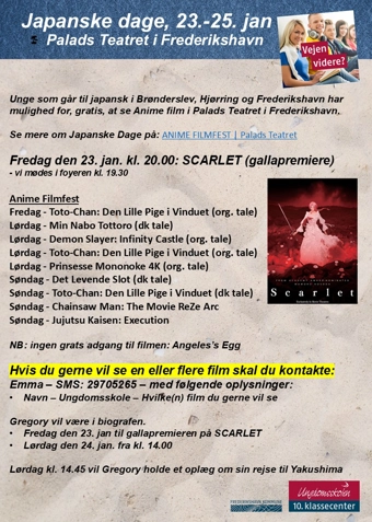 Japanske dage  - Klik for at tilmelde dig